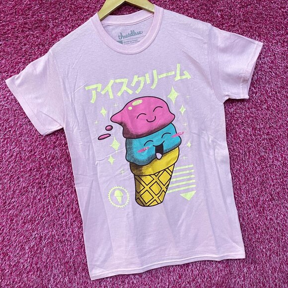 Kawaii Ice cream Graphic Design T-Shirt Small - Picture 3 of 4